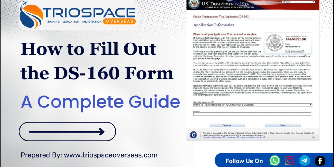 How to Fill Out the DS-160 Form. A Complete Guide