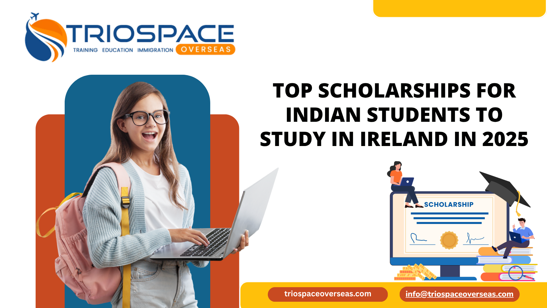 Top Scholarships for Indian Students to Study in Ireland in 2025 at Triospace Overseas