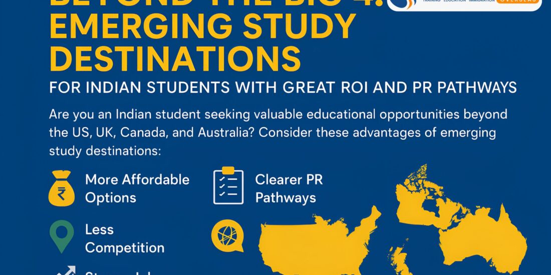 Beyond the Big 4: Emerging Study Destinations for Indian Students with Great ROI and PR Pathways