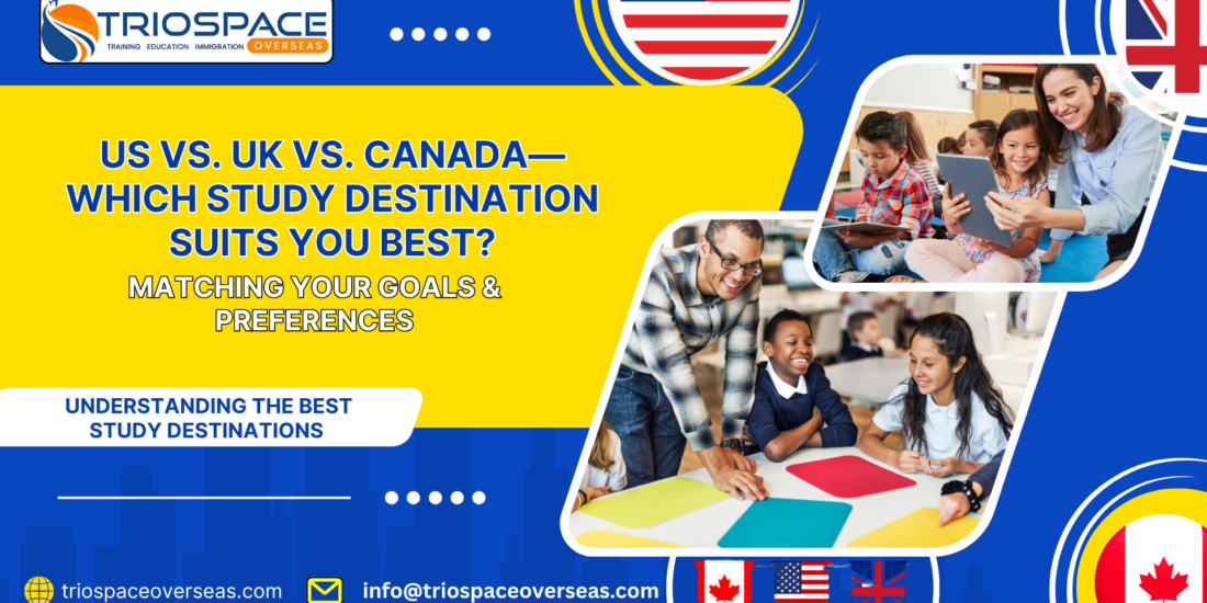 US vs. UK vs Canada- Which Study Destination Suits You Best?