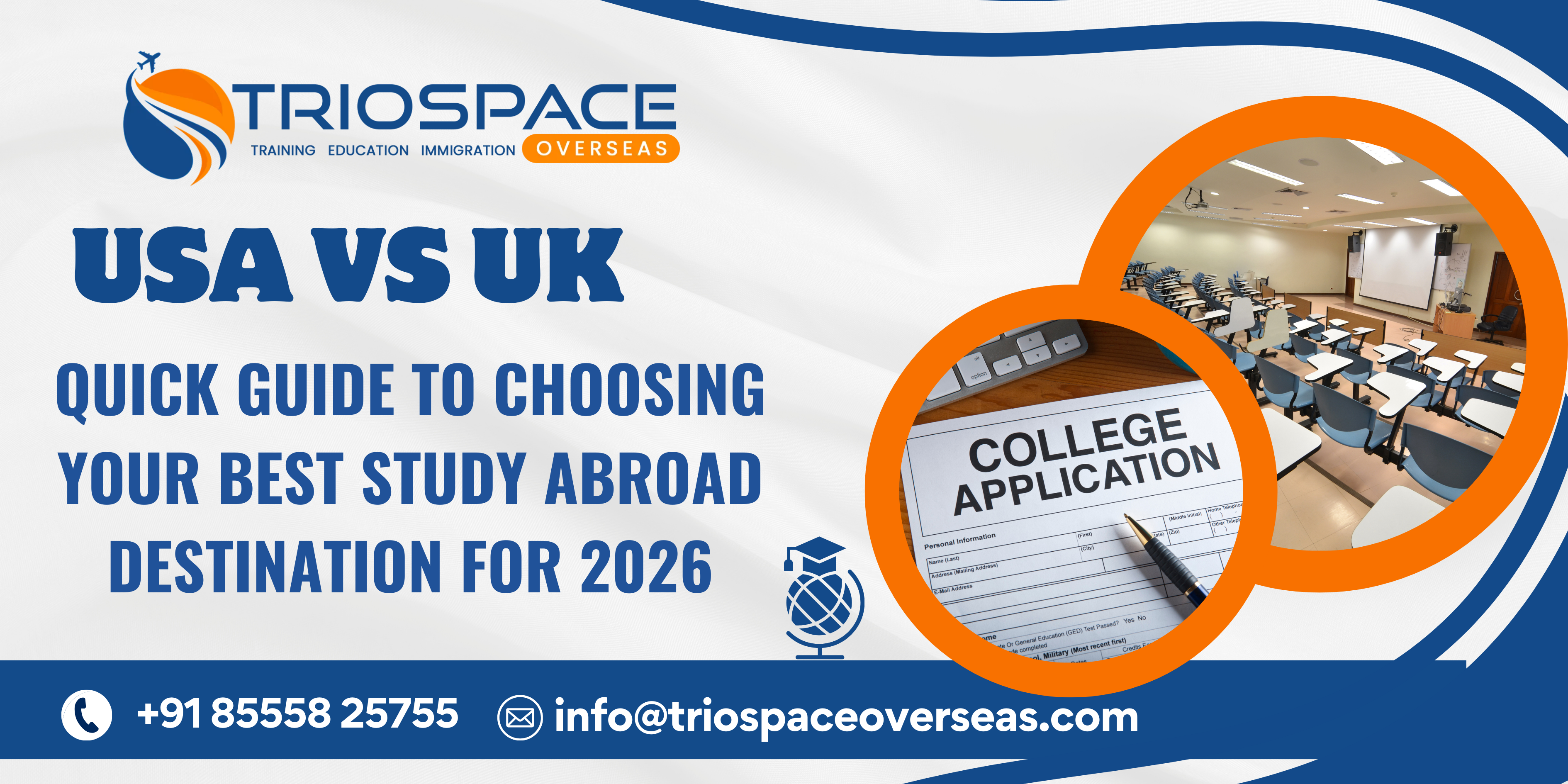 US vs UK vs Canada – Best Study Abroad Choice 2026