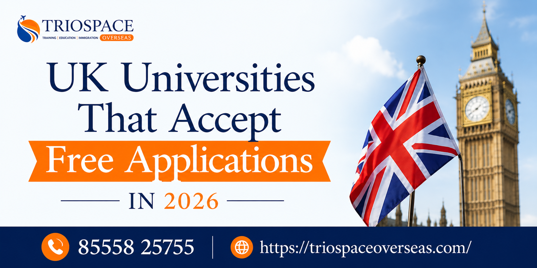 UK Universities That Accept Free Applications in 2026