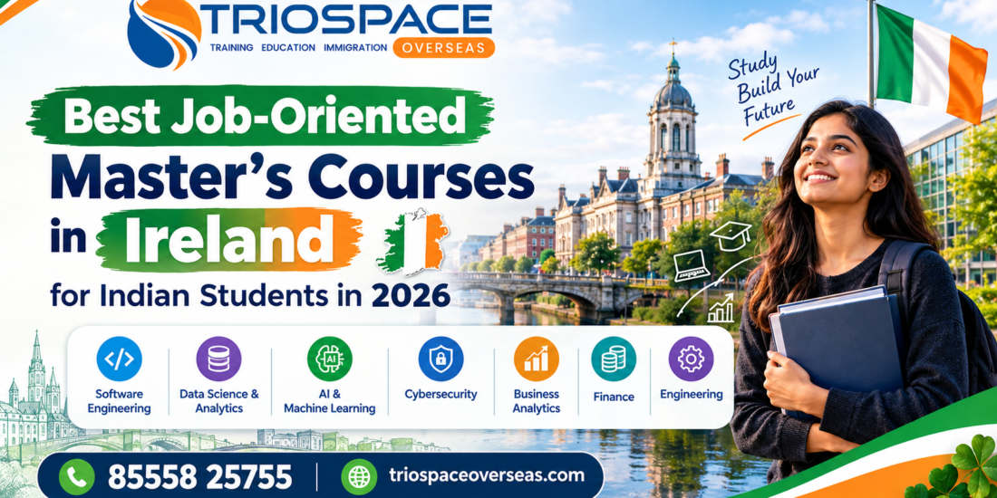 Best Job-Oriented Master’s Courses in Ireland for Indian Students in 2026